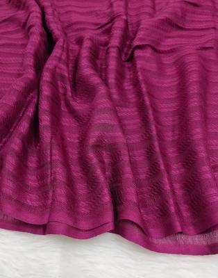 Ana women's cotton viscose magenta hijab - elegant, breathable, and versatile 4