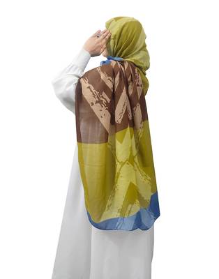 Ana women's multi-color  hijab - 80x40 inches, printed, flowy, and versatile styling 1