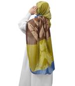 Ana women's multi-color  hijab - 80x40 inches, printed, flowy, and versatile styling
