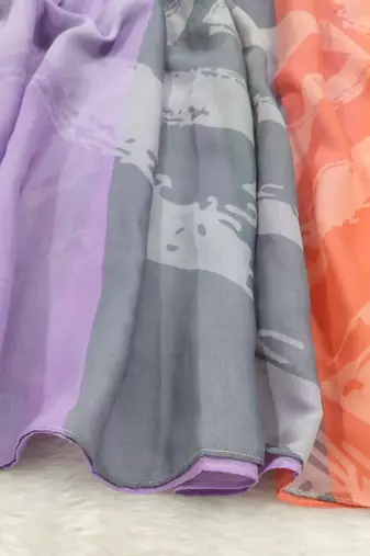 Ana multi-color printed  hijab - stylish, soft, and versatile