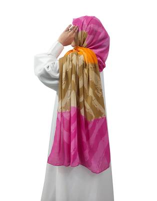 Ana women's multi-color  hijab - stylish, flowy, and versatile 1