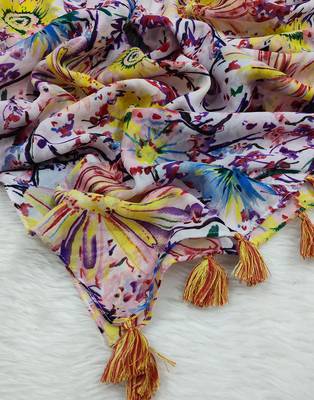 Ana multi-color  hijab - stylish, breathable, and versatile 2