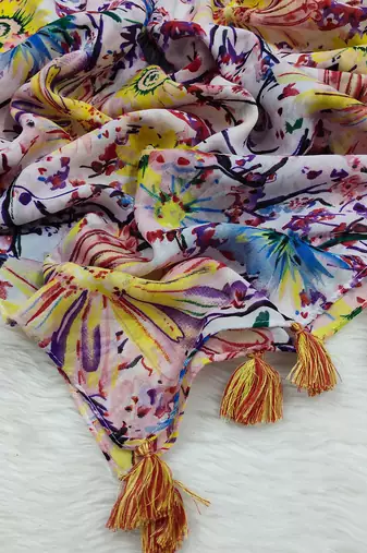 Ana multi-color  hijab - stylish, breathable, and versatile