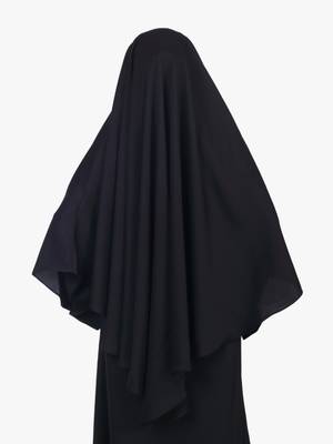 Ana black khimar with niqab - comfortable and versatile wear for women 3