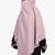 Ana blush pink khimar with built-in niqab for women - comfortable and elegant for daily wear