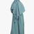 Ana turkish blue khimar for women - comfortable fit with built-in niqab for casual and ethnic wear
