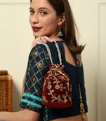 Clemira Hand Worked Mulri Purpose Potli Bag