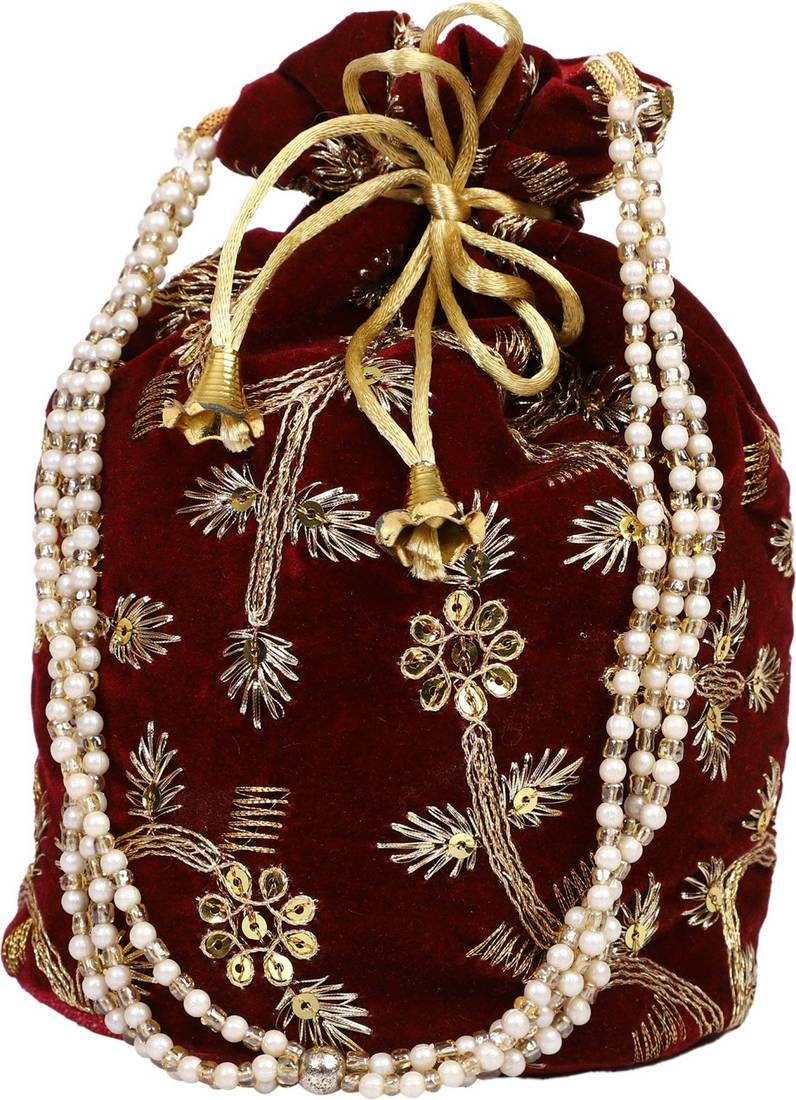 Clemira Hand Worked Mulri Purpose Potli Bag