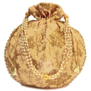 Clemira Hand Worked Mulri Purpose Potli Bag 1