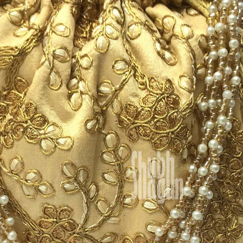 Clemira Hand Worked Mulri Purpose Potli Bag