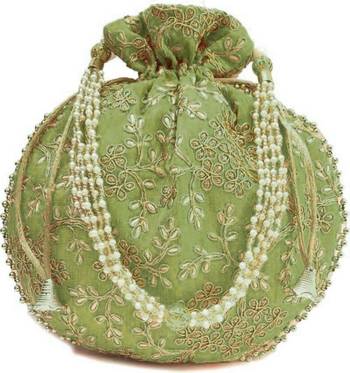 Clemira Hand Worked Mulri Purpose Potli Bag 1