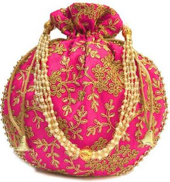 Clemira Hand Worked Mulri Purpose Potli Bag 1