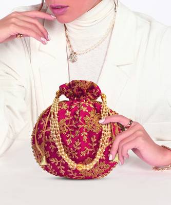 Clemira Hand Worked Mulri Purpose Potli Bag 3