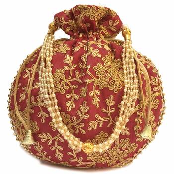 Clemira Hand Worked Mulri Purpose Potli Bag 1