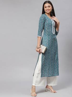 Mokshi green bandhani printed rayon straight kurta 3