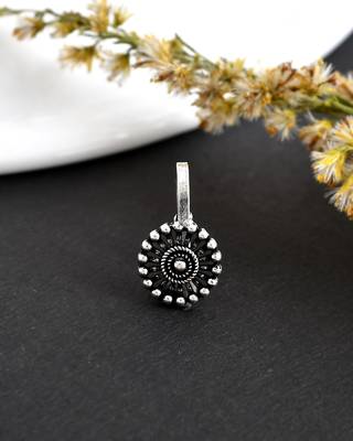 Oxidised silver chain pendant combo 2