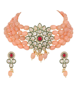 Runjhun royal kundan bridal jewelry set | choker necklace set