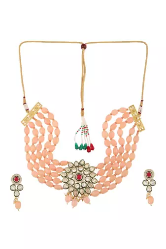 Runjhun royal kundan bridal jewelry set | choker necklace set