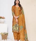 Premium muslin digital print with handwork ans sequined salwar suit
