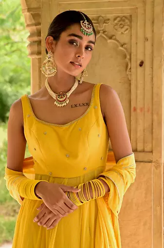 Nargis anarkali set