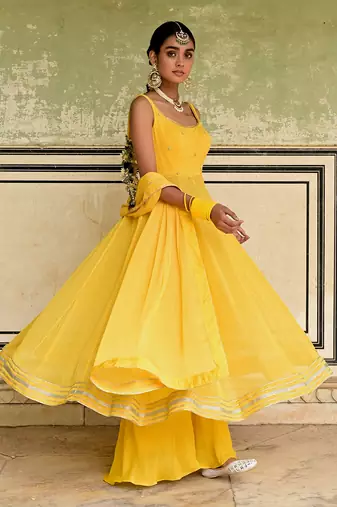 Nargis anarkali set