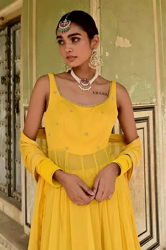 Nargis anarkali set