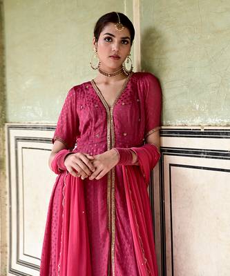 Surkh kurta set 2