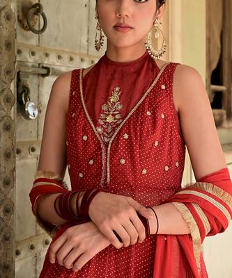 Sindhuri anarkali set 2