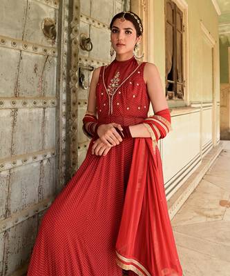 Sindhuri anarkali set 4