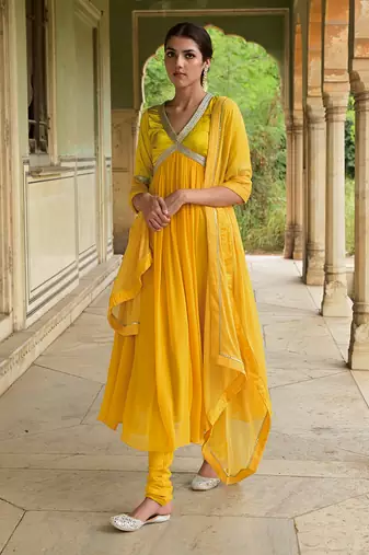 Kaner anarkali set