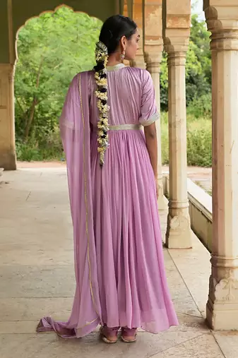 Kumudni anarkali set