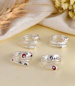 Set of 2 silver traditional bichiya