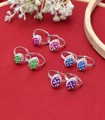 Set of 4 traditional toerings