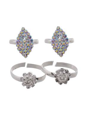 Set of 2 silver plated everyday wear bichiya 3