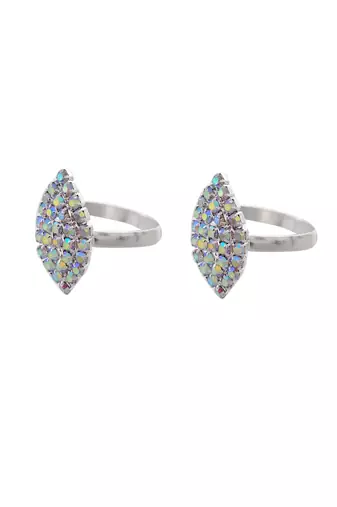 Set of 2 silver plated everyday wear bichiya