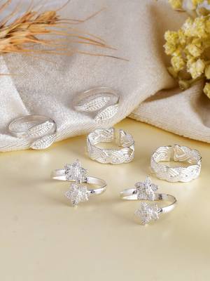 Set of 3 silver traditional bichiya 1