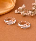 Silver plated adjustable bichiya