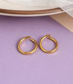 Gold plated adjustable toe ring for women