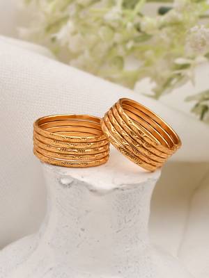Spiral golden toe ring 1