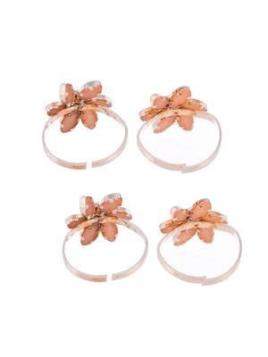 Set of 2 silver plated leg finger rings 3