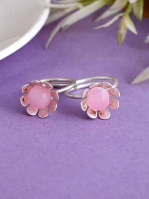 Silver plated floral handcrafted bichiya 1
