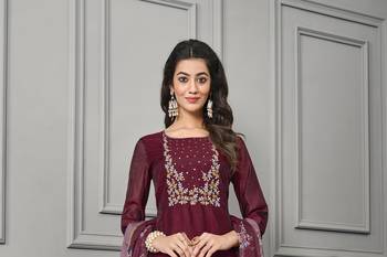 Premium coton silk salwar kameez embroidery & digital print salwar suit 3
