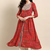Rangmayee women red & grey floral yoke design floral dress