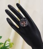 Green color premium oxidised rings