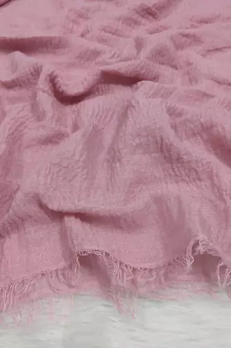Ana mauve cotton crinkle hijab - elegant, soft, and airy scarf with full coverage for modesty