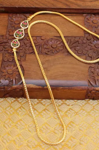 Gold platted moppu chain