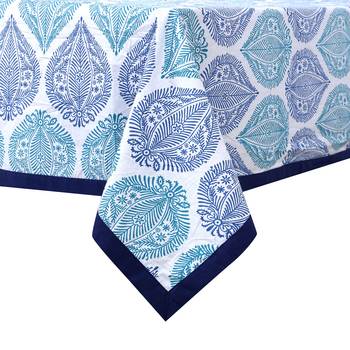 Texstylers cotton 4 seater jaipuri 40x60 inches center rectangular table cloth 3