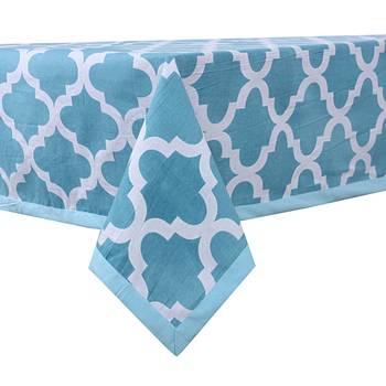 Texstylers cotton 4 seater jaipuri 40x60 inches center rectangular table cloth 2