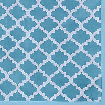 Texstylers cotton 4 seater jaipuri 40x60 inches center rectangular table cloth 4