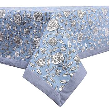 Texstylers cotton 4 seater jaipuri 40x60 inches center rectangular table cloth 3